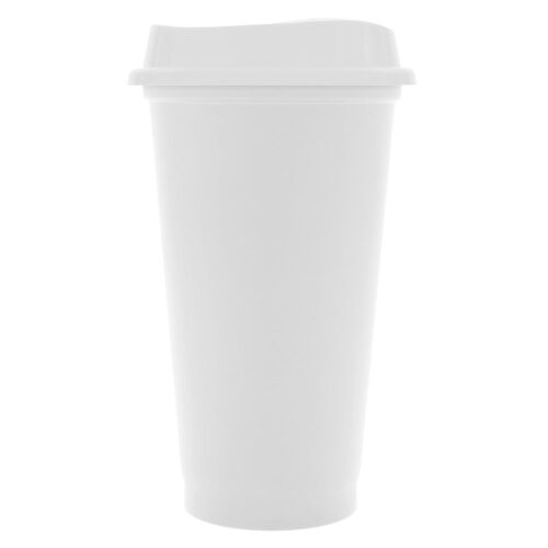 Стакан с крышкой Color Cap White, белый 1