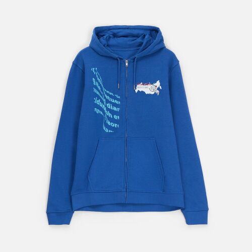 Толстовка унисекс Calipso, ярко-синяя (royal), размер L 5