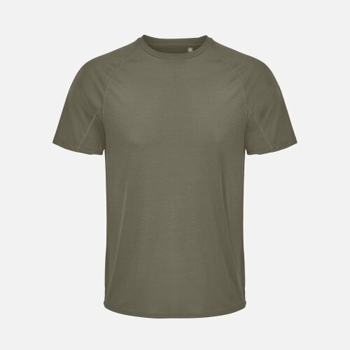 Футболка спортивная унисекс Vortex, темный хаки, размер M 1