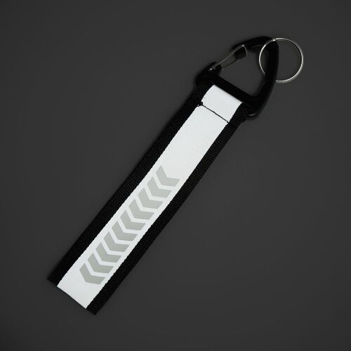 Светоотражающий брелок Flashline, серый с черным 7