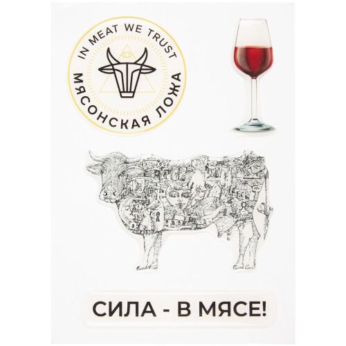 Объемные наклейки под смолой Sticker Pack на заказ 2