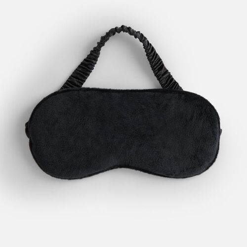 Двухстороняя маска для сна Veluto, черная 2