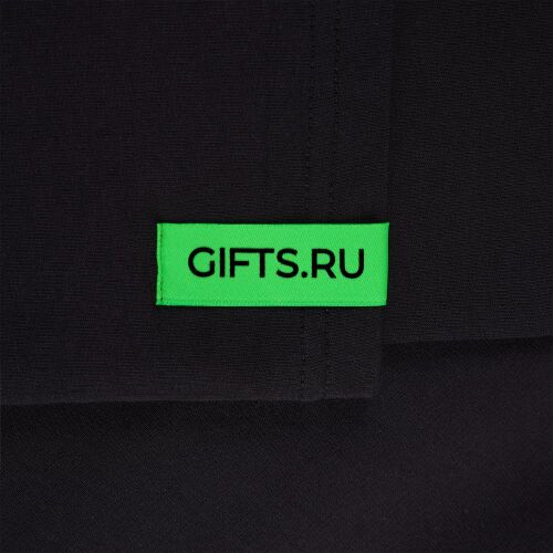 Футболка оверсайз с двойным рукавом Kosmos, черная, размер XL/XX 6