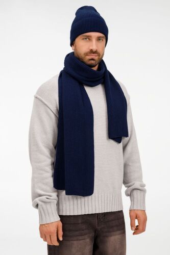 Шапка Nobilis Mono, темно-синяя 7