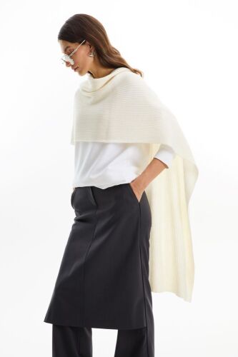 Шарф Bernard, молочно-белый 5