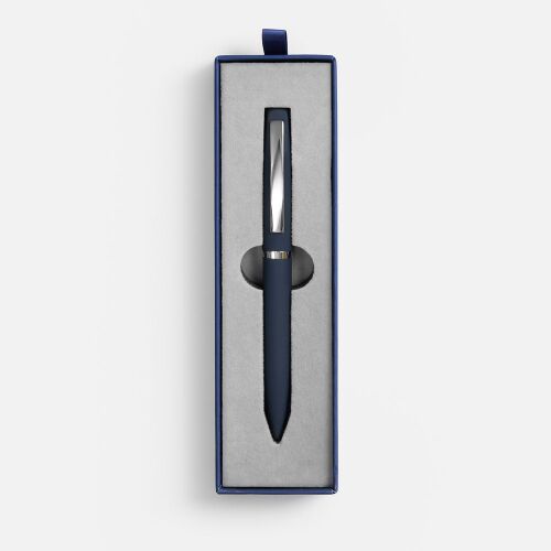 Ручка шариковая Bolt Soft Touch в футляре, синяя 2 Ручка шариковая Bolt Soft Touch в футляре, синяя 2