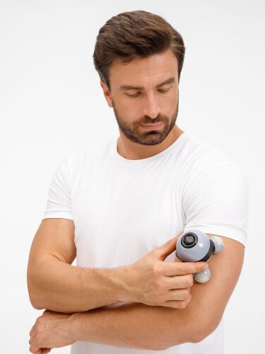 Ручной вибромассажер Spacy, серый с черным 5