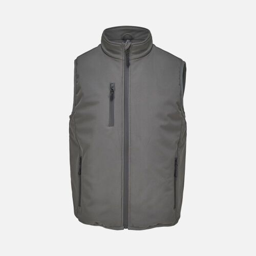 Жилет софтшелл унисекс Falcon BW, темно-серый, размер L