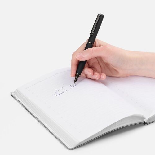 Ручка шариковая Inkish Gunmetal в футляре, черная 4