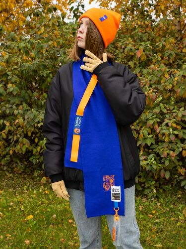 Шарф Urban Flow, ярко-синий 7