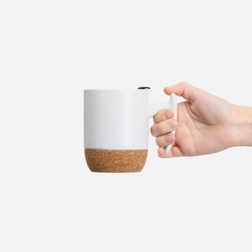 Кружка Corky Grip, белая 3