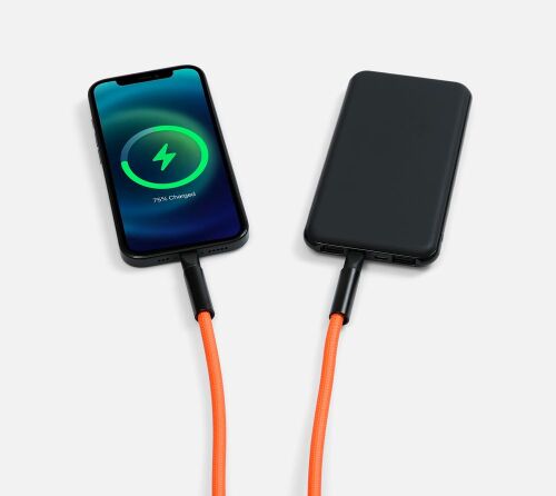 Кабель-ланьярд energyFlex Power Delivery 60 Вт, оранжевый 3