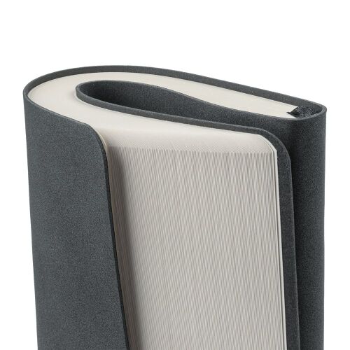 Ежедневник Nubuk, недатированный, темно-серый 3