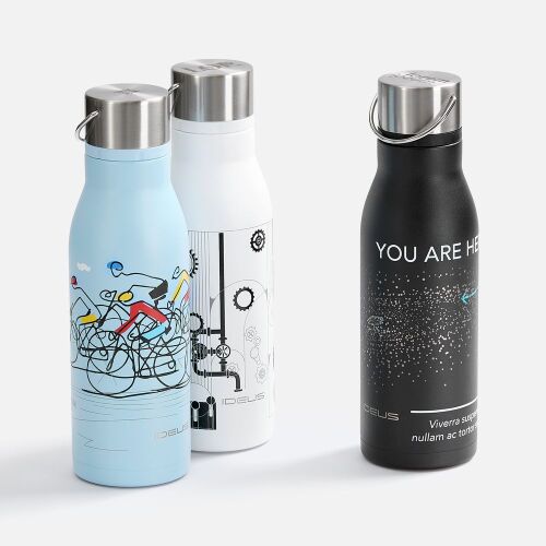 Термобутылка Tabenodo, черная 7