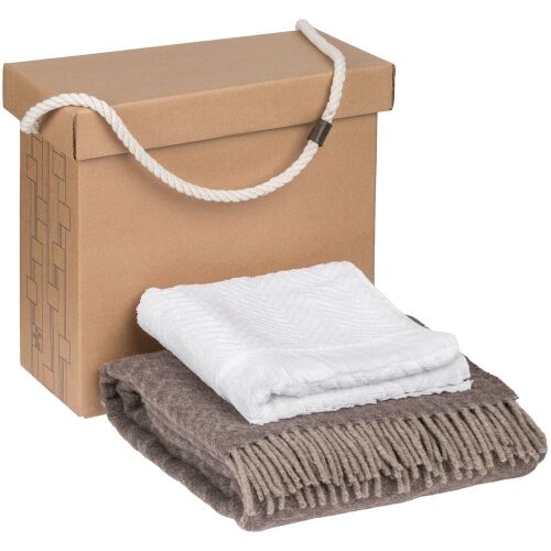 Коробка Very Marque, большая, крафт 3