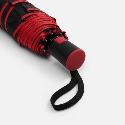 Зонт складной Edgeline, красный 5