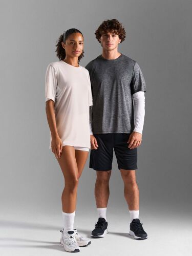 Футболка спортивная унисекс Storm, бежевая (льняная), размер XXL 5