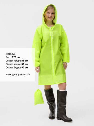 Дождевик Rainman Zip, желтый неон, размер XXL 3