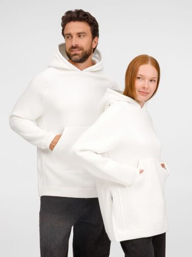 Худи унисекс оверсайз Easy Street, молочно-белое, размер XL/XXL 7