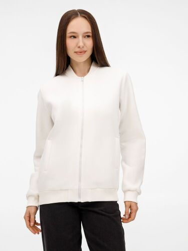 Бомбер унисекс Estado, молочно-белый, размер M