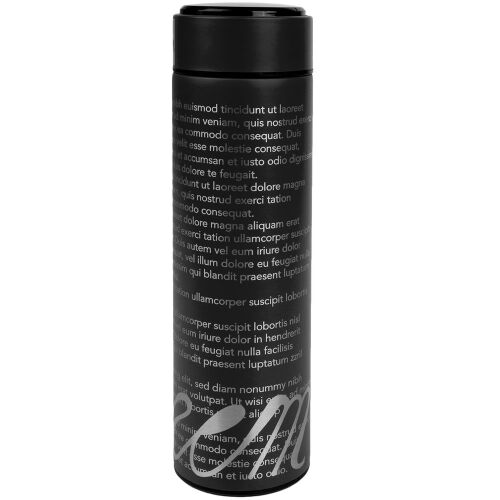 Смарт-бутылка с заменяемой батарейкой Long Therm, черная 7