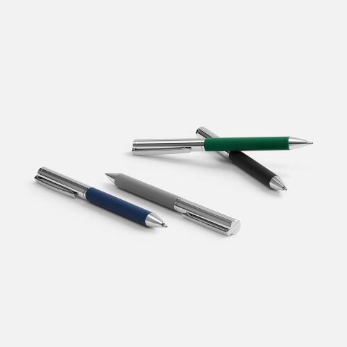 Ручка шариковая Eyeshot Soft Touch, черная 5