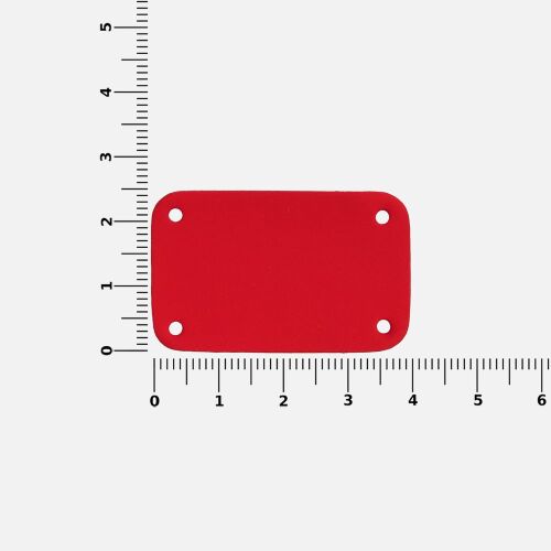 Лейбл Eta Soft Touch, S, красный 2