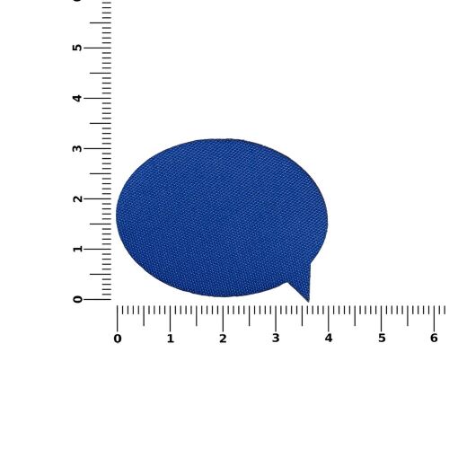 Наклейка тканевая Lunga Bubble, M, синяя 4 Наклейка тканевая Lunga Bubble, M, синяя 4