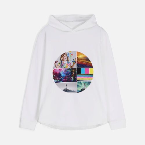 Худи унисекс Morfiss, белое, размер XL/XXL 6