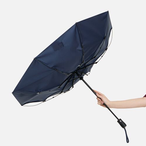 Зонт складной Brellix, темно-синий 4