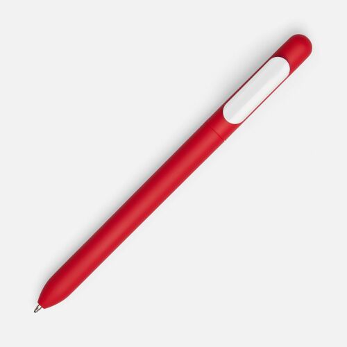 Ручка шариковая Swiper Soft Touch, красная с белым 2 Ручка шариковая Swiper Soft Touch, красная с белым 2