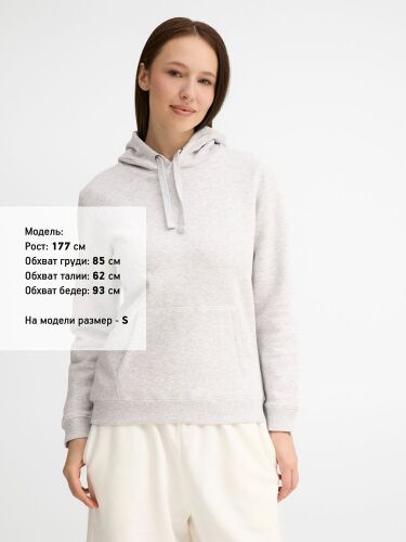 Толстовка женская Spencer Women, светло-серый меланж, размер XXL 3
