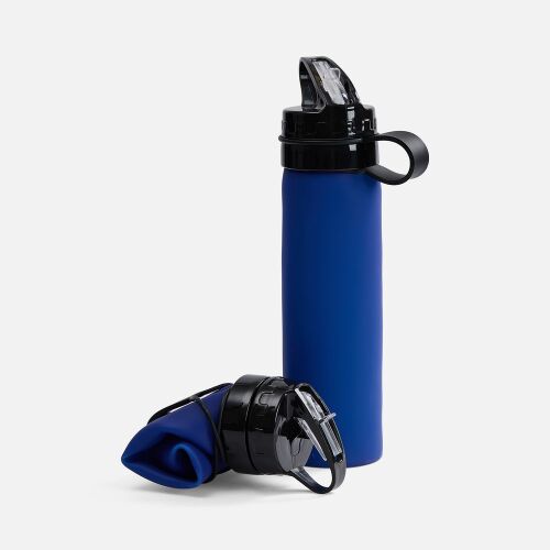 Складная бутылка для воды Langfossen, синяя 1