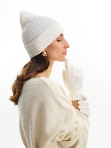 Шапка Bernard, молочно-белая (ванильная) 6