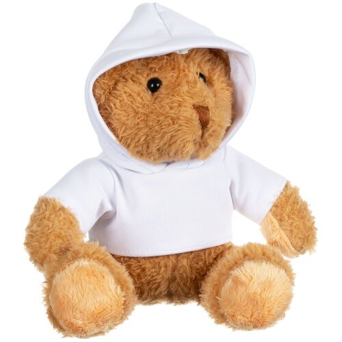 Мягкая игрушка «Мишка Cuddleton» в белом худи 2 Мягкая игрушка «Мишка Cuddleton» в белом худи 2