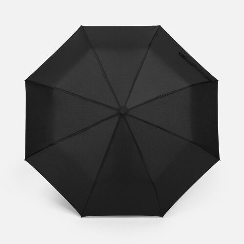 Зонт складной Smooth Move с плавным закрытием, черный 2