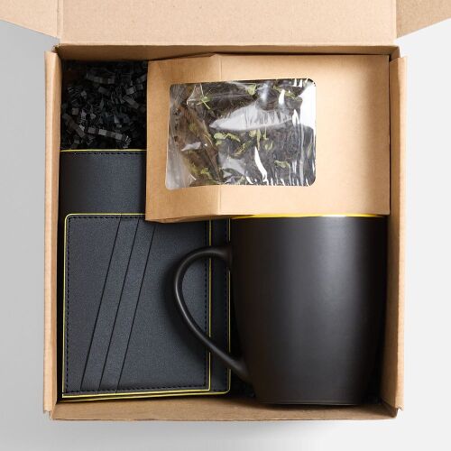 Набор Multimo Tea, черный с желтым 2