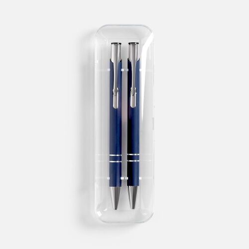 Набор из 2 ручек Keskus Soft Touch, синий 4