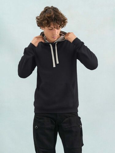 Худи унисекс Cameron, черное с красным, размер S 5