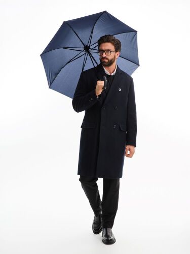 Зонт-трость Wind, темно-синий 6