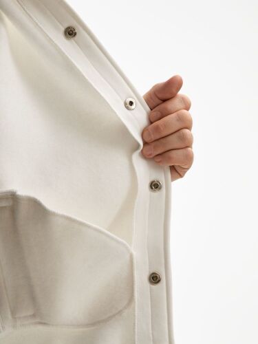 Бомбер унисекс AtmosWear, молочно-белый, размер L 6