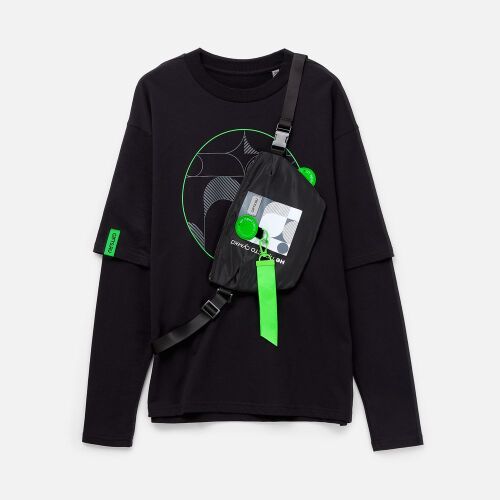 Поясная сумка W1, черная 7