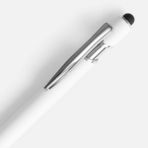 Ручка шариковая Pointer Soft Touch со стилусом, белая 3