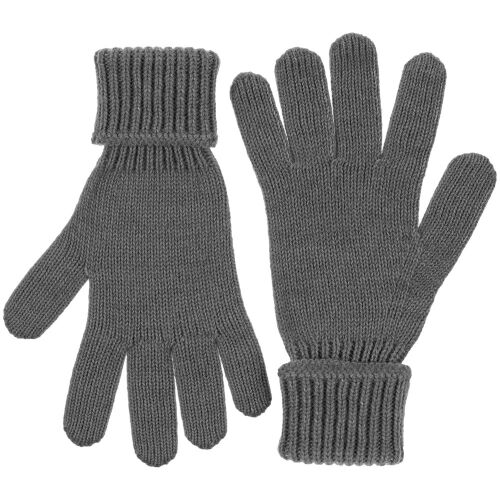 Перчатки Alpine, серый меланж, размер S/M 2