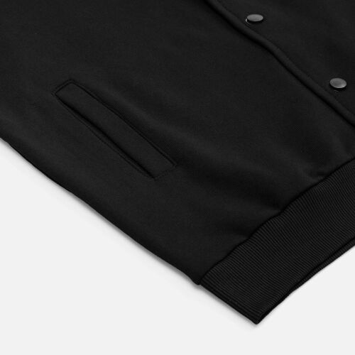 Бомбер унисекс Nuppu, черный, размер S 6