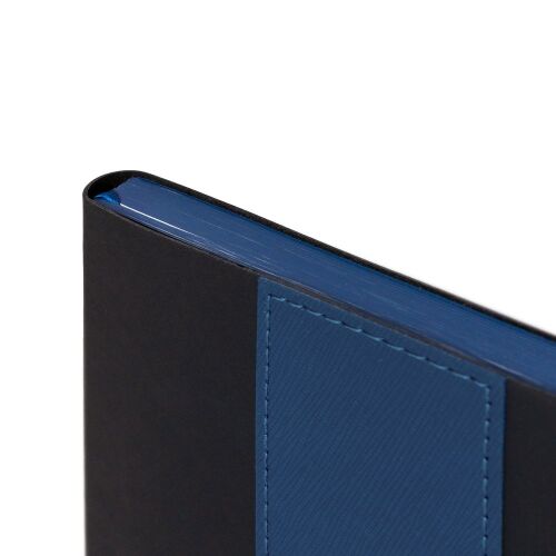 Ежедневник Bookmark, недатированный, черный с синим 6 Ежедневник Bookmark, недатированный, черный с синим 6