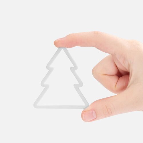 Подвеска «Елочка», 3D-печать, белая 2