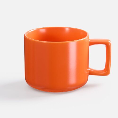 Чашка Jumbo в коробке матовая, оранжевая 2