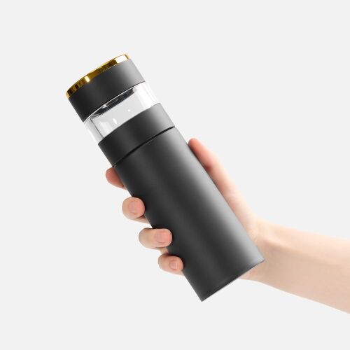 Смарт-бутылка с инфьюзером Thermory, черная 5