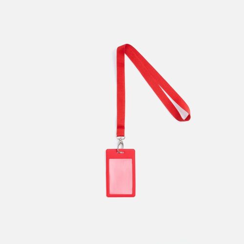 Лента для бейджа Pin, красная 2 Лента для бейджа Pin, красная 2